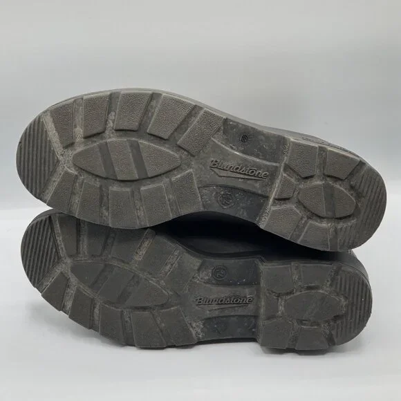 Blundstone Chelsea Boot Mens Size AU 7.5 US 8.5 #500 Stout Brown Leather Pull On - Picture 12 of 15